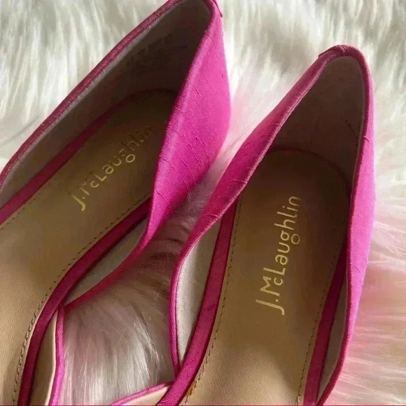 New J. McLaughlin Silk Pointy Shoes Sz 6 - Picture 10 of 10